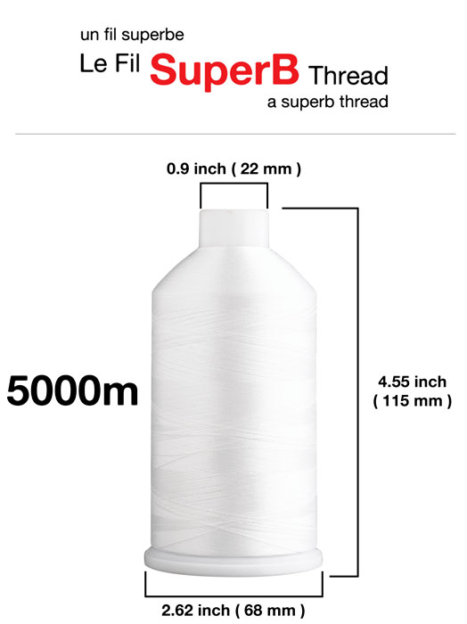 Polyester Embroidery Thread, Copper Suntan, 5000m cone