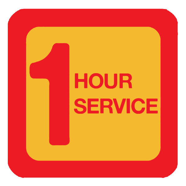 1 Hour Service